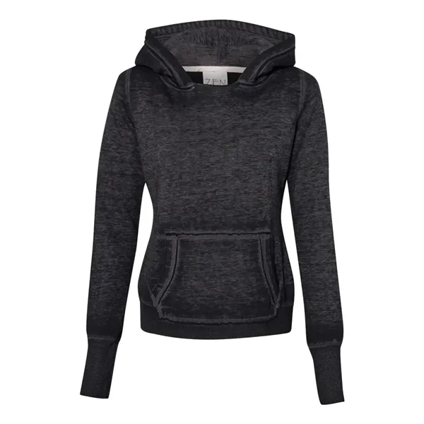 J. America Women's Zen Fleece Hooded Sweatshirt - J. America Women's Zen Fleece Hooded Sweatshirt - Image 5 of 11