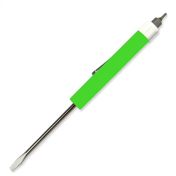 Pocket Screwdriver - Fixed 1/8" Flat Tip Blade w/Hex Bit Top - Pocket Screwdriver - Fixed 1/8" Flat Tip Blade w/Hex Bit Top - Image 4 of 25