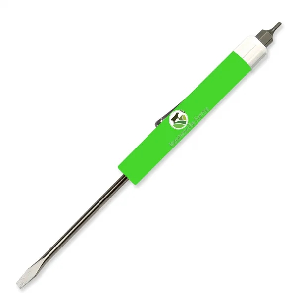 Pocket Screwdriver - Fixed 1/8" Flat Tip Blade w/Hex Bit Top - Pocket Screwdriver - Fixed 1/8" Flat Tip Blade w/Hex Bit Top - Image 5 of 25