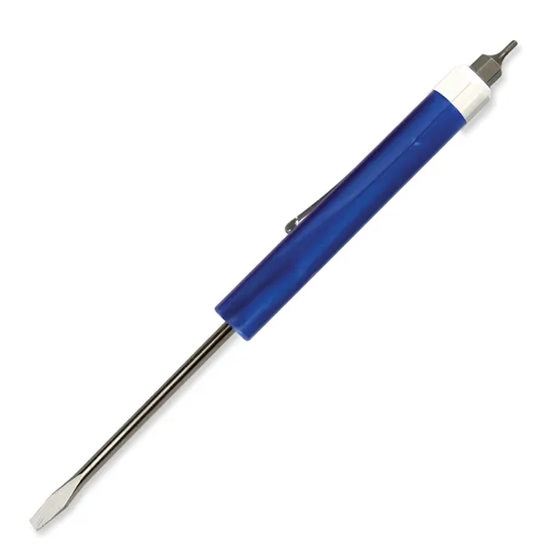Pocket Screwdriver - Fixed 1/8" Flat Tip Blade w/Hex Bit Top - Pocket Screwdriver - Fixed 1/8" Flat Tip Blade w/Hex Bit Top - Image 8 of 25
