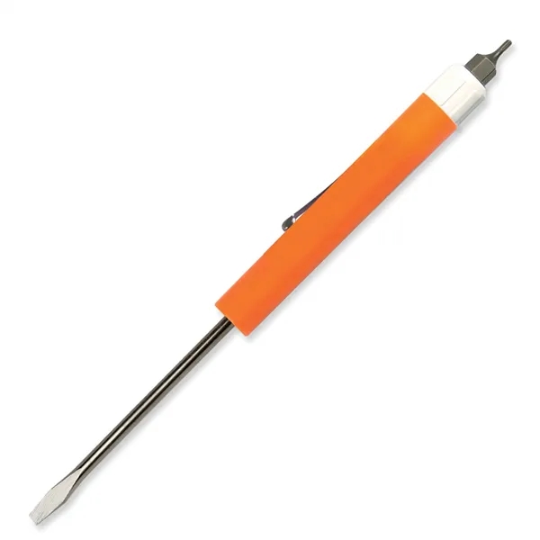 Pocket Screwdriver - Fixed 1/8" Flat Tip Blade w/Hex Bit Top - Pocket Screwdriver - Fixed 1/8" Flat Tip Blade w/Hex Bit Top - Image 10 of 25