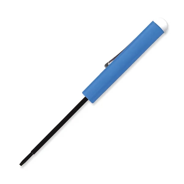 Pocket Screwdriver - Fixed 2.5mm Tech Blade w/Button Top - Pocket Screwdriver - Fixed 2.5mm Tech Blade w/Button Top - Image 2 of 23