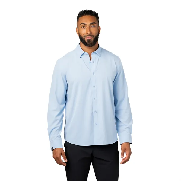 Storm Creek Men's Influencer 4-Way Stretch Solid Woven Shirt - Storm Creek Men's Influencer 4-Way Stretch Solid Woven Shirt - Image 4 of 11