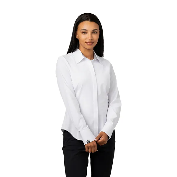 Storm Creek Women's Executive 4-Way Stretch Solid Button Up - Storm Creek Women's Executive 4-Way Stretch Solid Button Up - Image 8 of 11