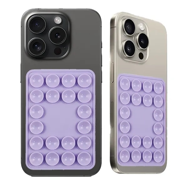 Silicone Square Phone Suction Stand Pad - Silicone Square Phone Suction Stand Pad - Image 2 of 8