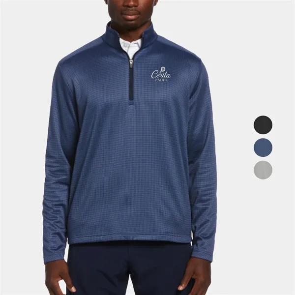 Callaway® Men's Houndstooth 1/4-Zip Golf Pullover