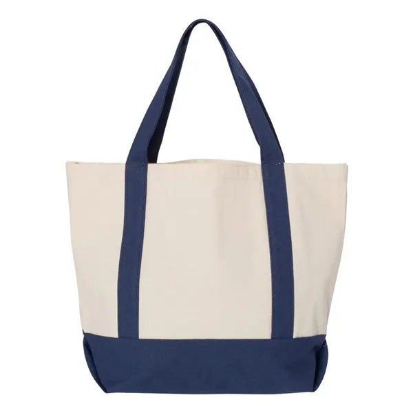 Liberty Bags Seaside Boater Tote - Liberty Bags Seaside Boater Tote - Image 3 of 8