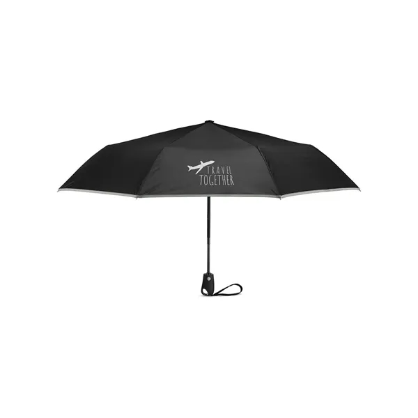42" Auto-Open Umbrella With Reflective Trim - 42" Auto-Open Umbrella With Reflective Trim - Image 0 of 7