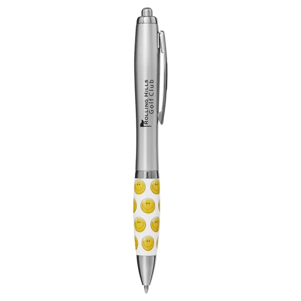 Smiley Happy Face Ballpoint Pen - Smiley Happy Face Ballpoint Pen - Image 0 of 2