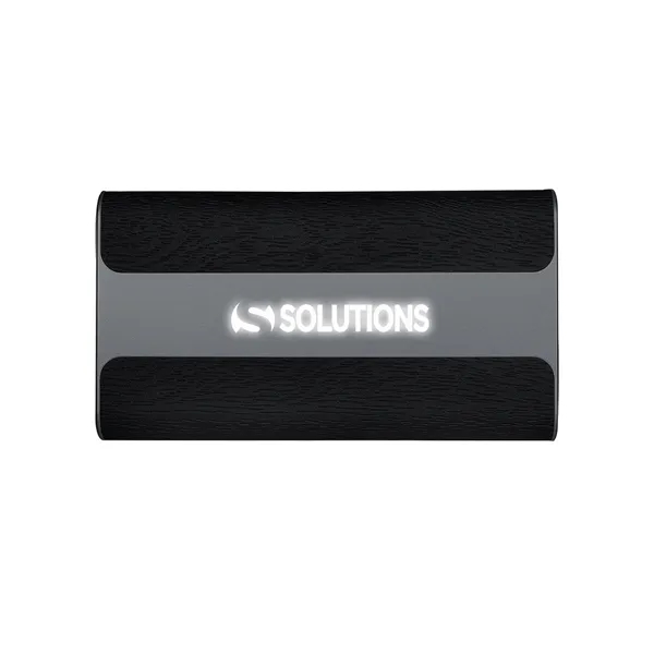 Leeman Light-Up-Your-Logo Power Bank - Leeman Light-Up-Your-Logo Power Bank - Image 0 of 3
