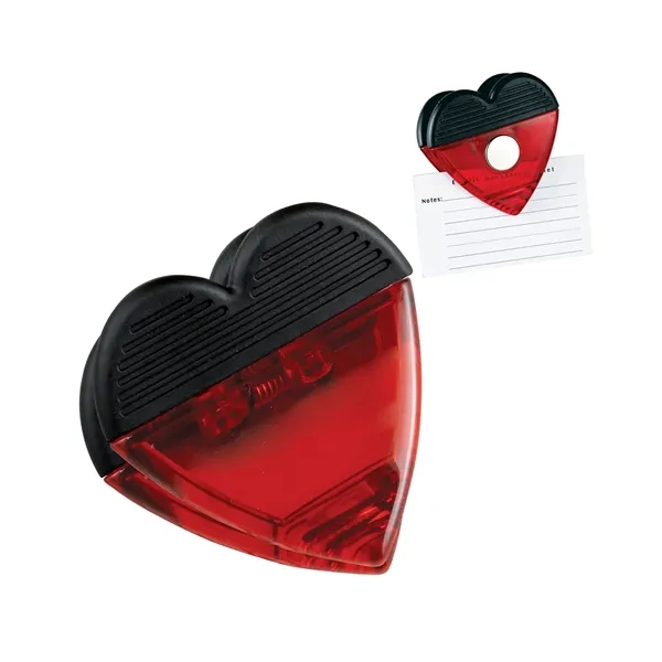 Heart Magnetic Memo Clip - Heart Magnetic Memo Clip - Image 1 of 1