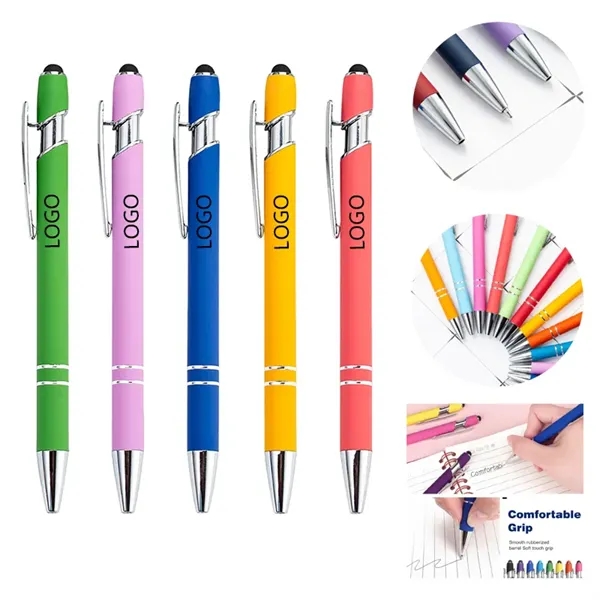 Metal Touch Screen Stylus Ballpoint Pen - Metal Touch Screen Stylus Ballpoint Pen - Image 0 of 5