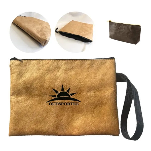 Waterproof Cosmetic Pouch Zipper Toiletry Bag Makeup Case - Waterproof Cosmetic Pouch Zipper Toiletry Bag Makeup Case - Image 0 of 6