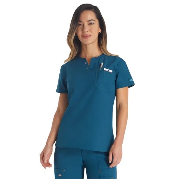 Dickies Medical - EDS NXT - Women's 1-Pocket Henley Top - Dickies Medical - EDS NXT - Women's 1-Pocket Henley Top - Image 5 of 17