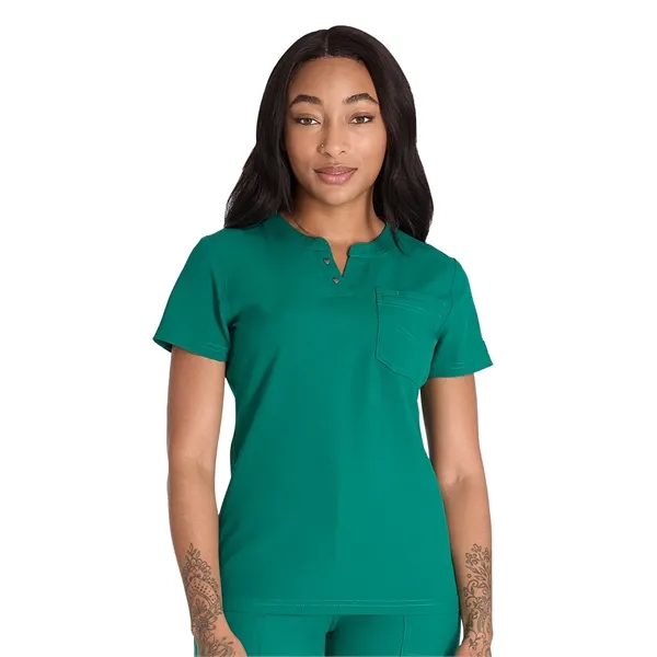 Dickies Medical - EDS NXT - Women's 1-Pocket Henley Top - Dickies Medical - EDS NXT - Women's 1-Pocket Henley Top - Image 9 of 17