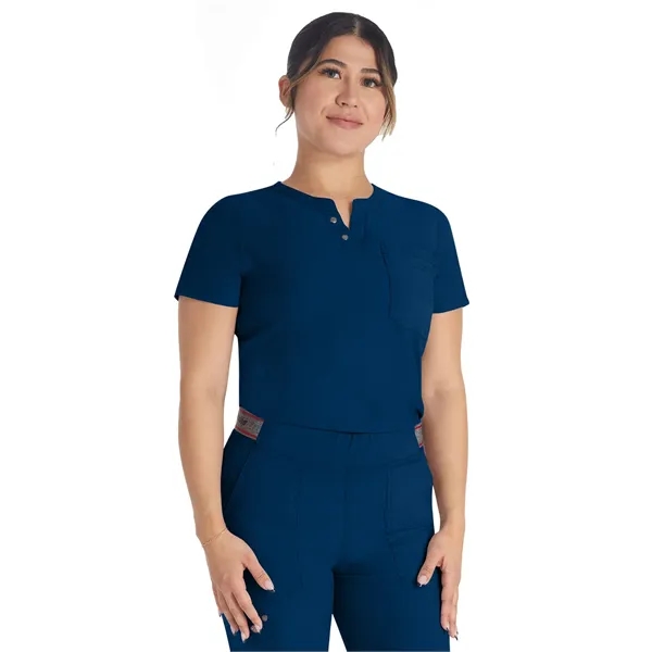 Dickies Medical - EDS NXT - Women's 1-Pocket Henley Top - Dickies Medical - EDS NXT - Women's 1-Pocket Henley Top - Image 11 of 17