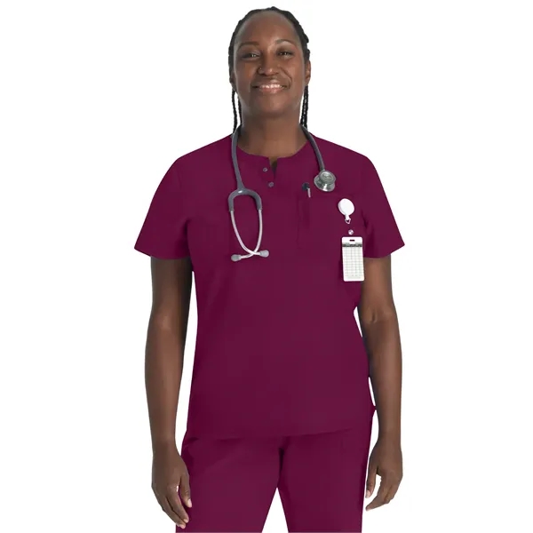 Dickies Medical - EDS NXT - Women's 1-Pocket Henley Top - Dickies Medical - EDS NXT - Women's 1-Pocket Henley Top - Image 17 of 17
