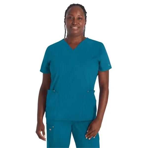 Dickies Medical - EDS NXT - Women's 4-Pocket V-Neck Top - Dickies Medical - EDS NXT - Women's 4-Pocket V-Neck Top - Image 8 of 41
