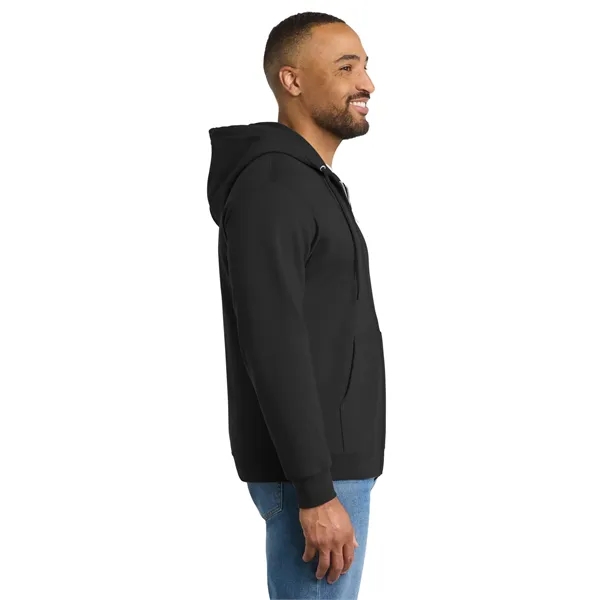 Port & Co Tall Essential Fleece Full-Zip Hooded Sweatshirt. - Port & Co Tall Essential Fleece Full-Zip Hooded Sweatshirt. - Image 19 of 39