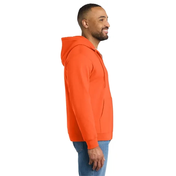 Port & Co Tall Essential Fleece Full-Zip Hooded Sweatshirt. - Port & Co Tall Essential Fleece Full-Zip Hooded Sweatshirt. - Image 39 of 39