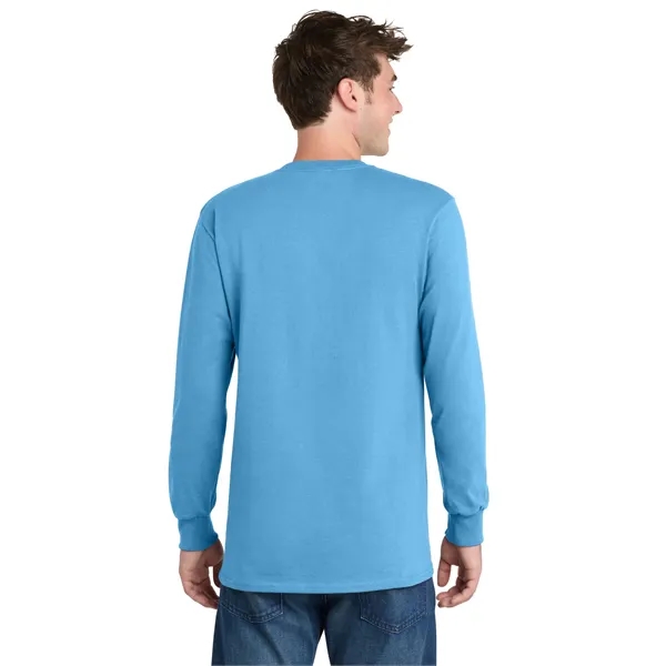 Port & Co Long Sleeve Essential Tee. - Port & Co Long Sleeve Essential Tee. - Image 100 of 126