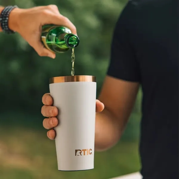 18 oz RTIC® Stainless Ceramic Lined Happy Hour Pint Tumbler - 18 oz RTIC® Stainless Ceramic Lined Happy Hour Pint Tumbler - Image 3 of 14