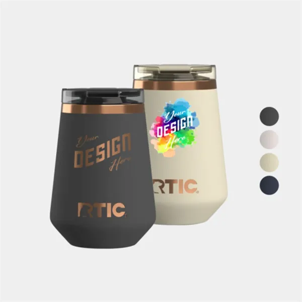 RTIC® Ceramic Lined 12 oz Happy Hour Lowball Tumbler - RTIC® Ceramic Lined 12 oz Happy Hour Lowball Tumbler - Image 0 of 13