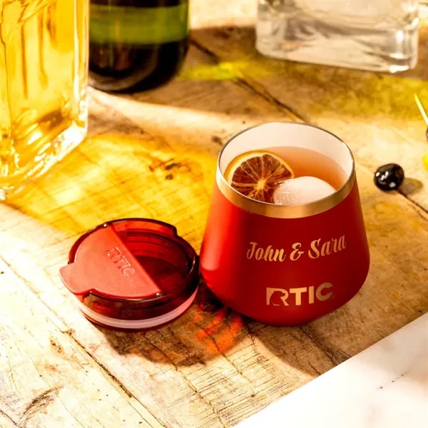 RTIC® Ceramic Lined 8 oz Happy Hour Lowball Tumbler - RTIC® Ceramic Lined 8 oz Happy Hour Lowball Tumbler - Image 12 of 14