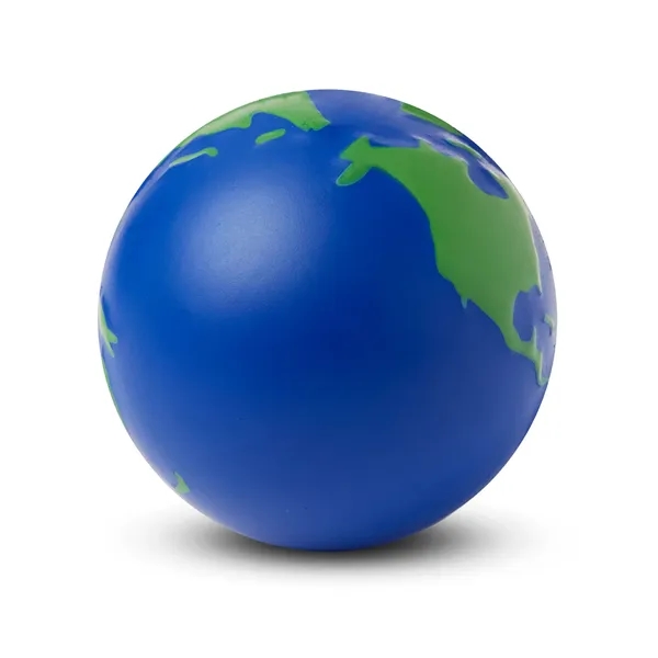 Globe Earth Shape Stress Ball - Globe Earth Shape Stress Ball - Image 1 of 4