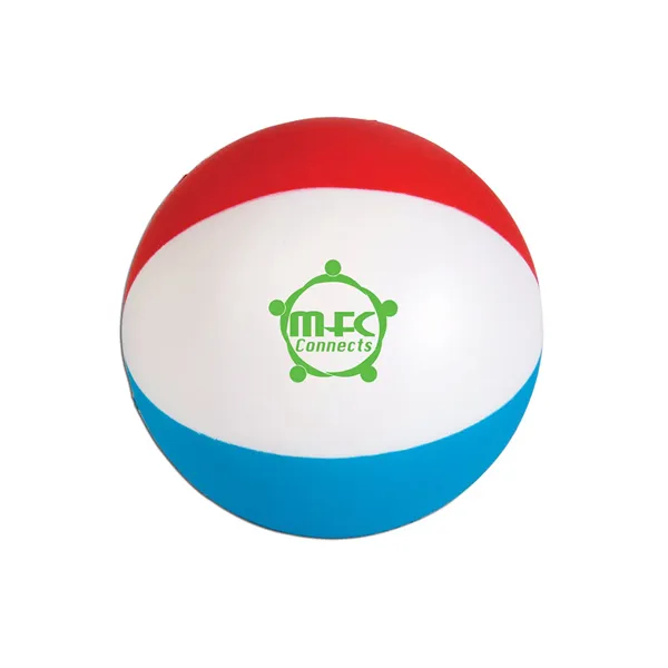 Beach Ball Shape Stress Ball - Beach Ball Shape Stress Ball - Image 0 of 1