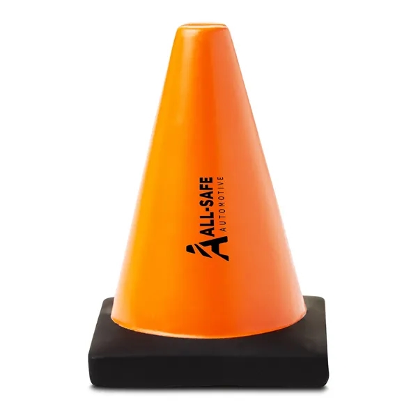 Construction Traffic Cone Shape Stress Ball - Construction Traffic Cone Shape Stress Ball - Image 0 of 4