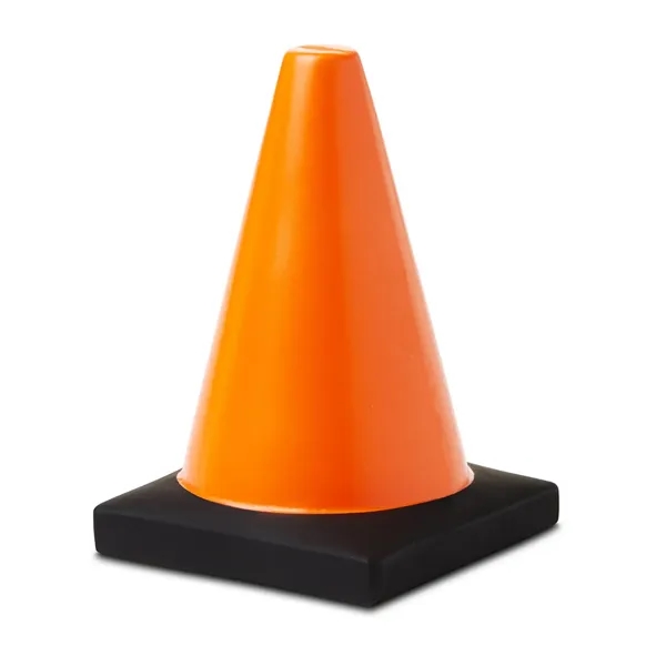 Construction Traffic Cone Shape Stress Ball - Construction Traffic Cone Shape Stress Ball - Image 1 of 4