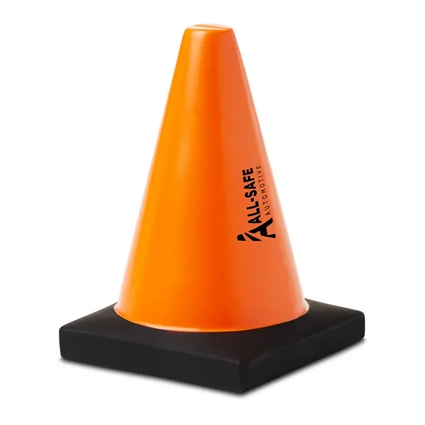 Construction Traffic Cone Shape Stress Ball - Construction Traffic Cone Shape Stress Ball - Image 2 of 4