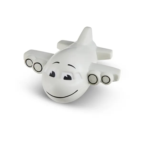 Smiling Airplane Shape Stress Ball - Smiling Airplane Shape Stress Ball - Image 1 of 3