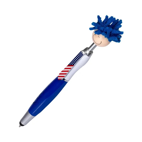 MopToppers Patriotic Screen Cleaner With Stylus Pen - MopToppers Patriotic Screen Cleaner With Stylus Pen - Image 2 of 3