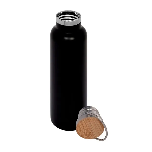 20 oz Vacuum Insulated Water Bottle With Bambo... - 20 oz Vacuum Insulated Water Bottle With Bambo... - Image 2 of 11