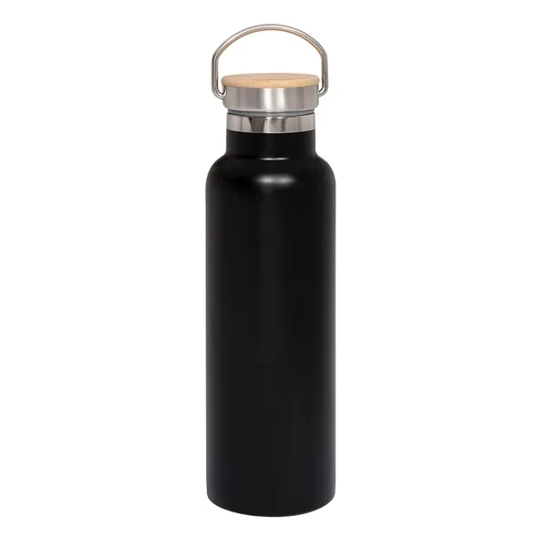 20 oz Vacuum Insulated Water Bottle With Bambo... - 20 oz Vacuum Insulated Water Bottle With Bambo... - Image 3 of 11