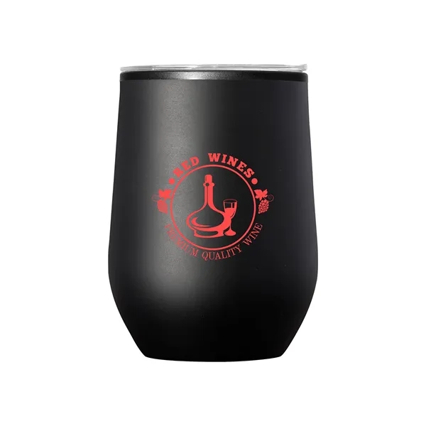 12 oz Budget Stemless Wine Tumbler With Lid - 12 oz Budget Stemless Wine Tumbler With Lid - Image 1 of 8