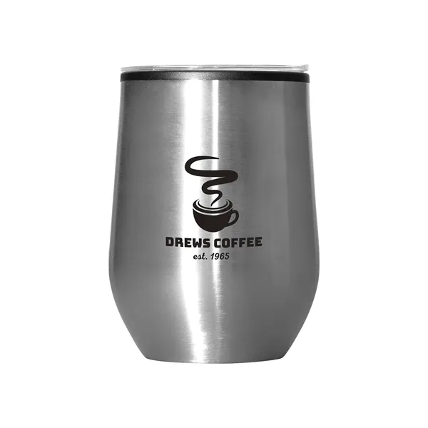 12 oz Budget Stemless Wine Tumbler With Lid - 12 oz Budget Stemless Wine Tumbler With Lid - Image 5 of 8