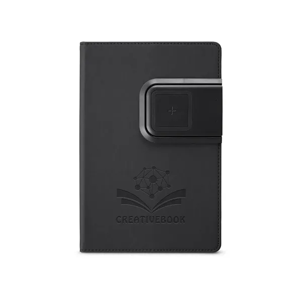 Refillable Journal with Wireless Charging Panel - Refillable Journal with Wireless Charging Panel - Image 0 of 3