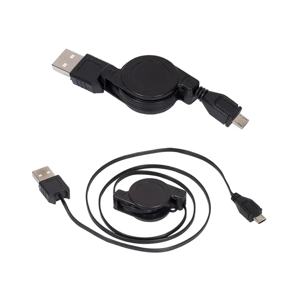 Retractable USB Cable Adapter - Retractable USB Cable Adapter - Image 1 of 3