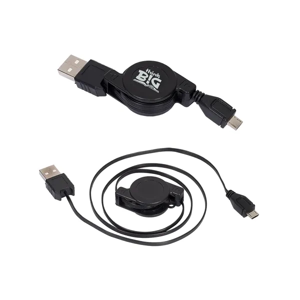 Retractable USB Cable Adapter - Retractable USB Cable Adapter - Image 2 of 3