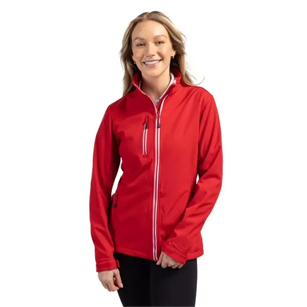 Clique Telemark Eco Stretch Softshell Full Zip Womens Jacket - Clique Telemark Eco Stretch Softshell Full Zip Womens Jacket - Image 9 of 10