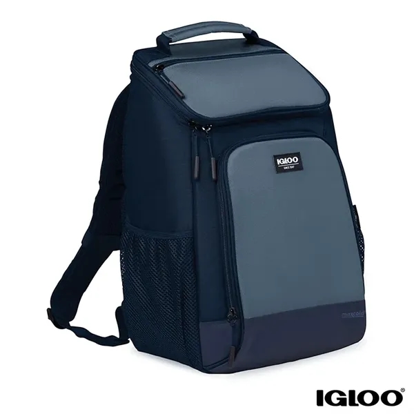 Igloo® MaxCold® Evergreen 24-Can RPET Backpack - Igloo® MaxCold® Evergreen 24-Can RPET Backpack - Image 3 of 7