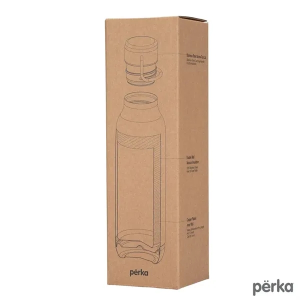 Perka® Dashing 20 oz. Double Wall Stainless Steel Bottle - Perka® Dashing 20 oz. Double Wall Stainless Steel Bottle - Image 4 of 14