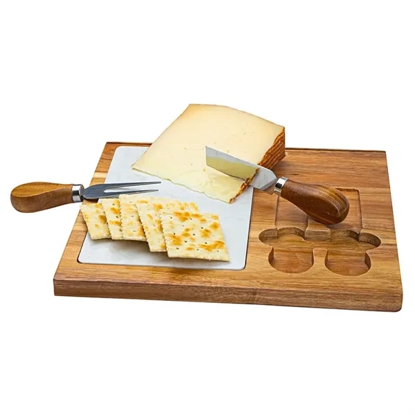 Carson 4-Piece Acacia Wood Cheese Set - Carson 4-Piece Acacia Wood Cheese Set - Image 5 of 7