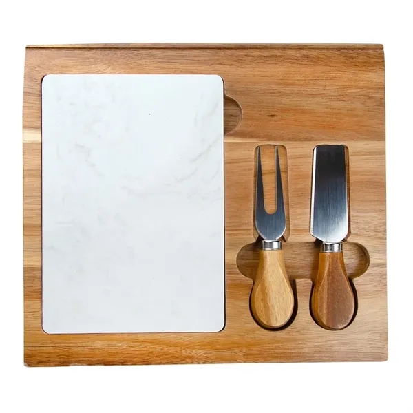 Carson 4-Piece Acacia Wood Cheese Set - Carson 4-Piece Acacia Wood Cheese Set - Image 7 of 7