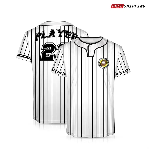 Two Button Baseball Jersey - Two Button Baseball Jersey - Image 5 of 5