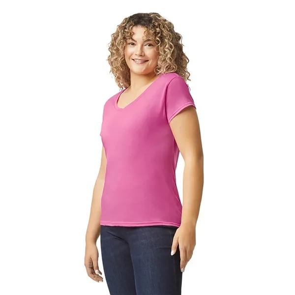 Gildan 4.5oz Ladies V-Neck T - Gildan 4.5oz Ladies V-Neck T - Image 5 of 29