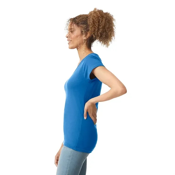 Gildan 4.5oz Ladies V-Neck T - Gildan 4.5oz Ladies V-Neck T - Image 26 of 29